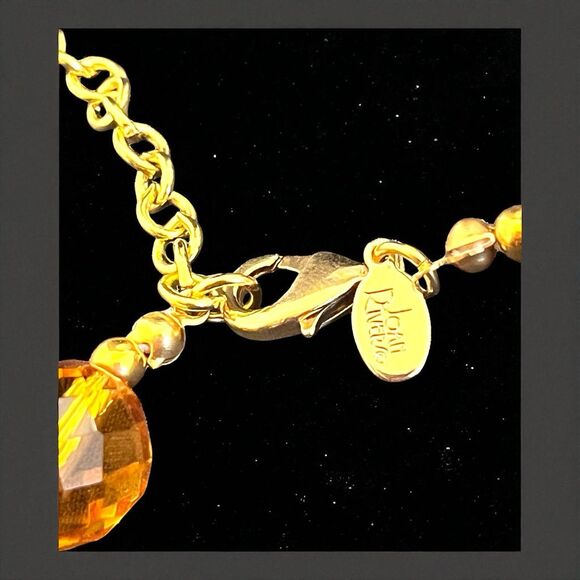 Vintage Joan Rivers Necklace Czech Glass Faceted Beads 11A - Picture 2 of 5